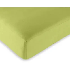 1 Acheté + 1 Offert / 2 Draps housse Anis 180 x 200 cm - Vert - 180 x 200 cm "King size">Univers Décor Outlet