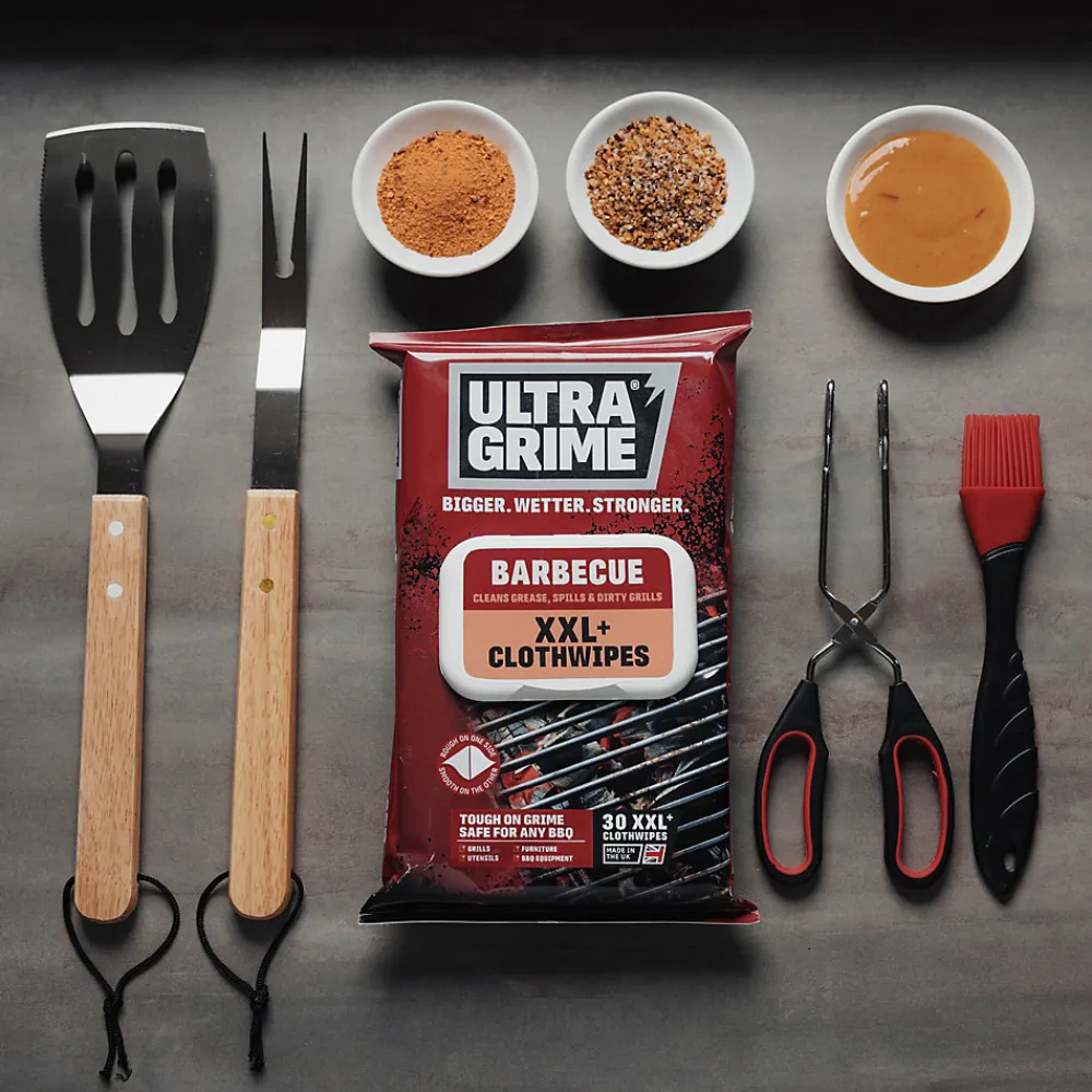 30 lingettes barbecue premium XXL L.38 x l.25 cm>Ultragrime Sale