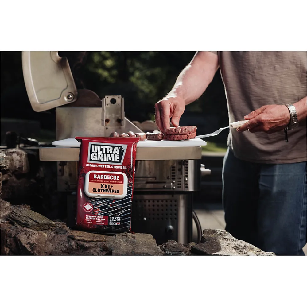 30 lingettes barbecue premium XXL L.38 x l.25 cm>Ultragrime Sale