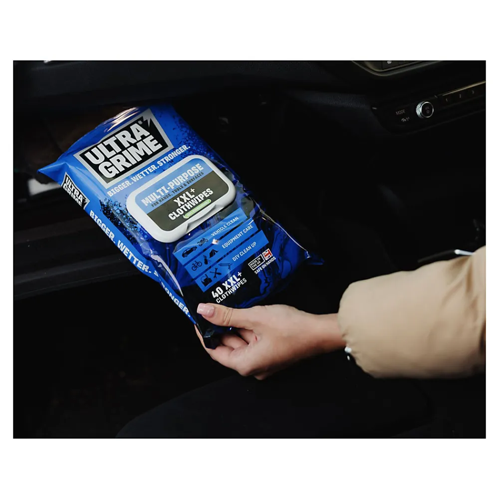 40 lingettes multi-usages premium XXL L.38 x l.25 cm>Ultragrime Best