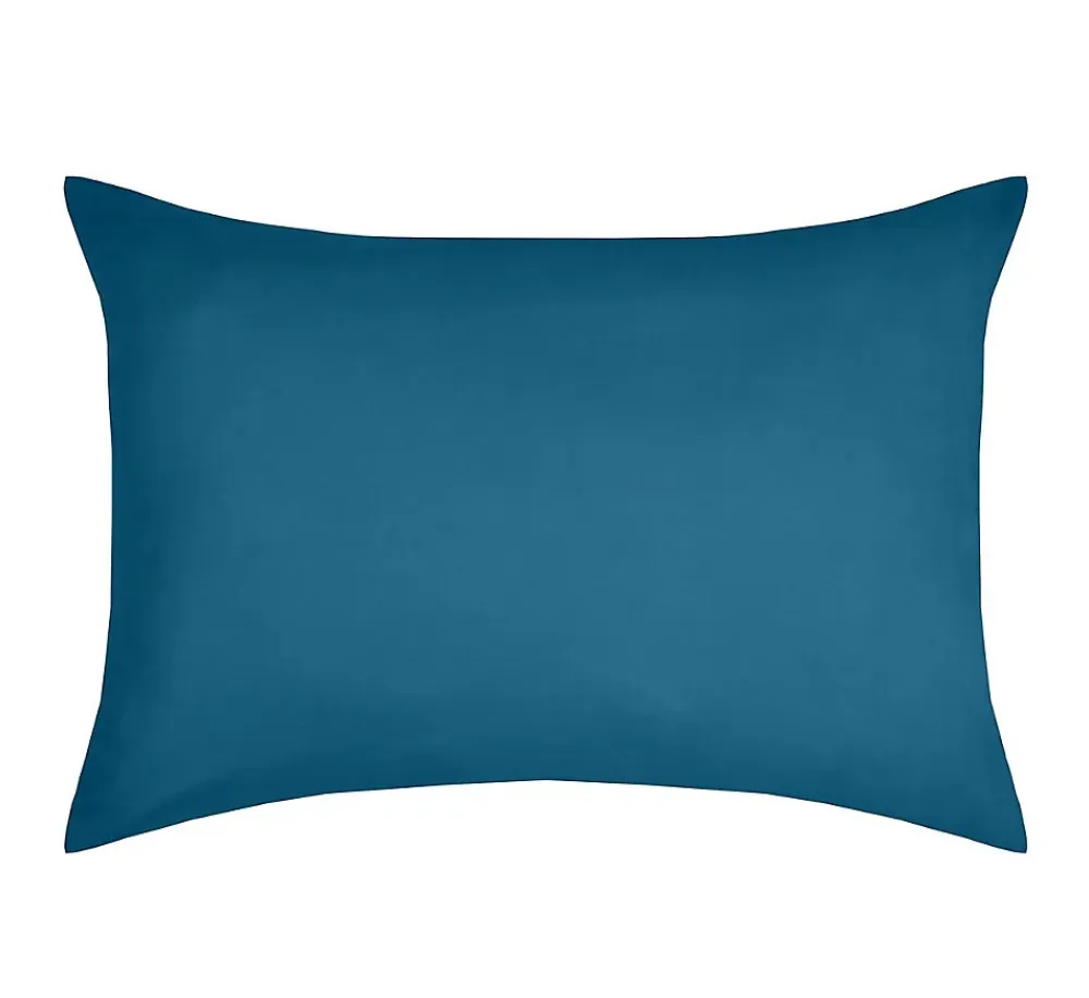 Eden 1 Taie d'39oreiller coton uni 50 x 70 cm s petrole* Taie D'Oreiller