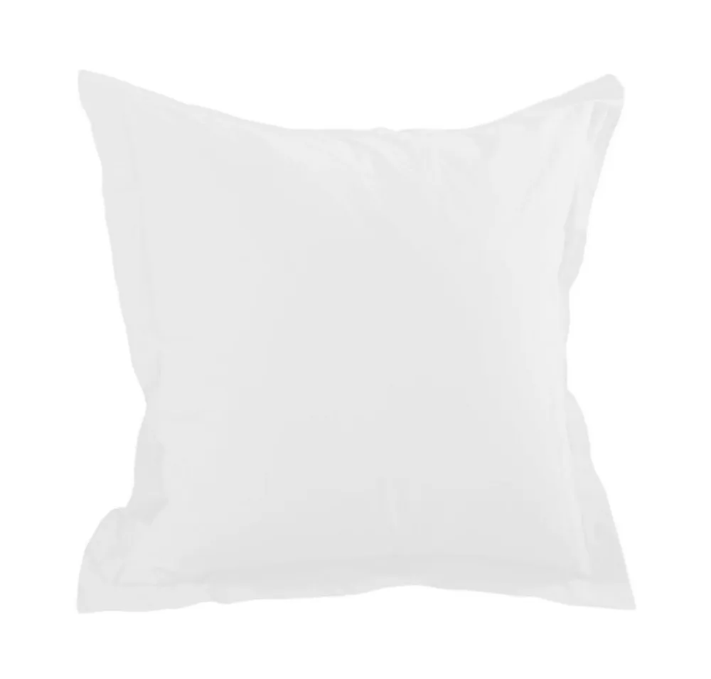 1 Taie d'39oreiller coton uni 65 x 65 cm Alice blanc>Eden Sale