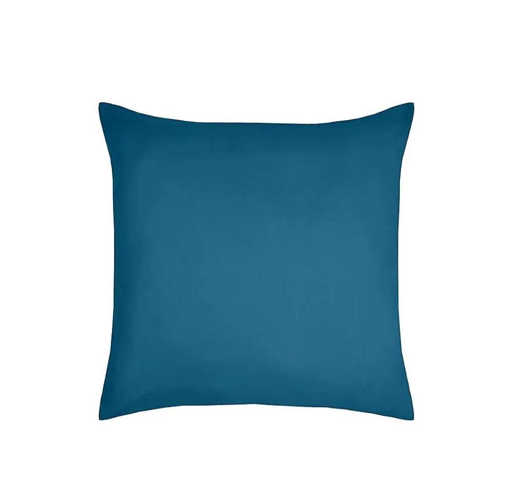 Eden 1 Taie d'39oreiller coton uni 63 x 63 cm s petrole* Taie D'Oreiller