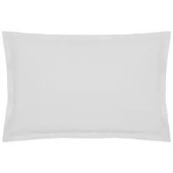 1 Taie d'39oreiller percale de coton uni 50 x 70 cm Harmonie blanc>Eden Clearance