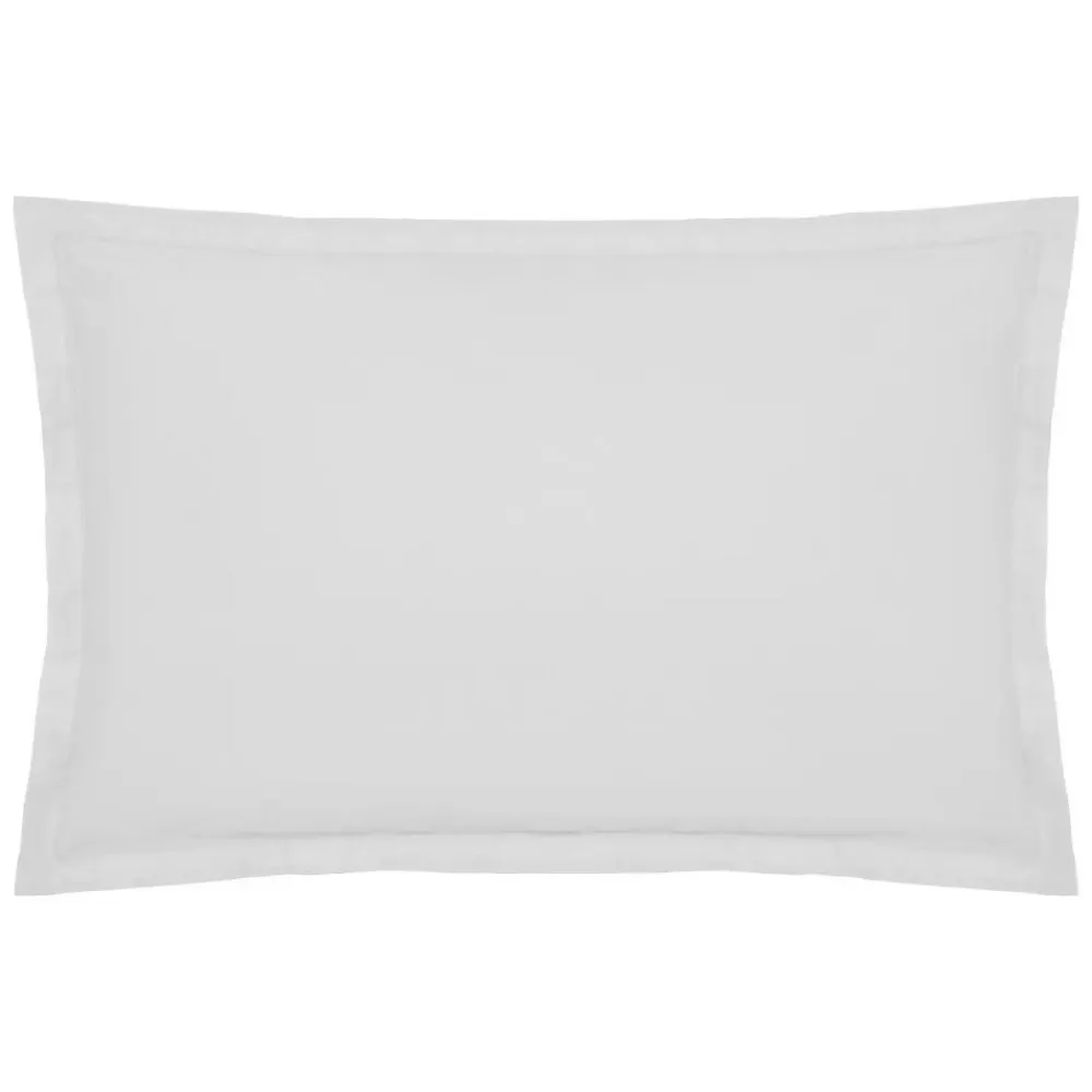 1 Taie d'39oreiller percale de coton uni 50 x 70 cm Harmonie blanc>Eden Clearance