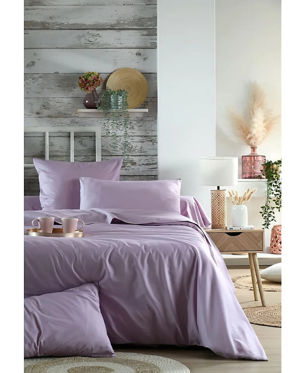 1 Taie d'39oreiller percale de coton uni Elysee>Eden Hot