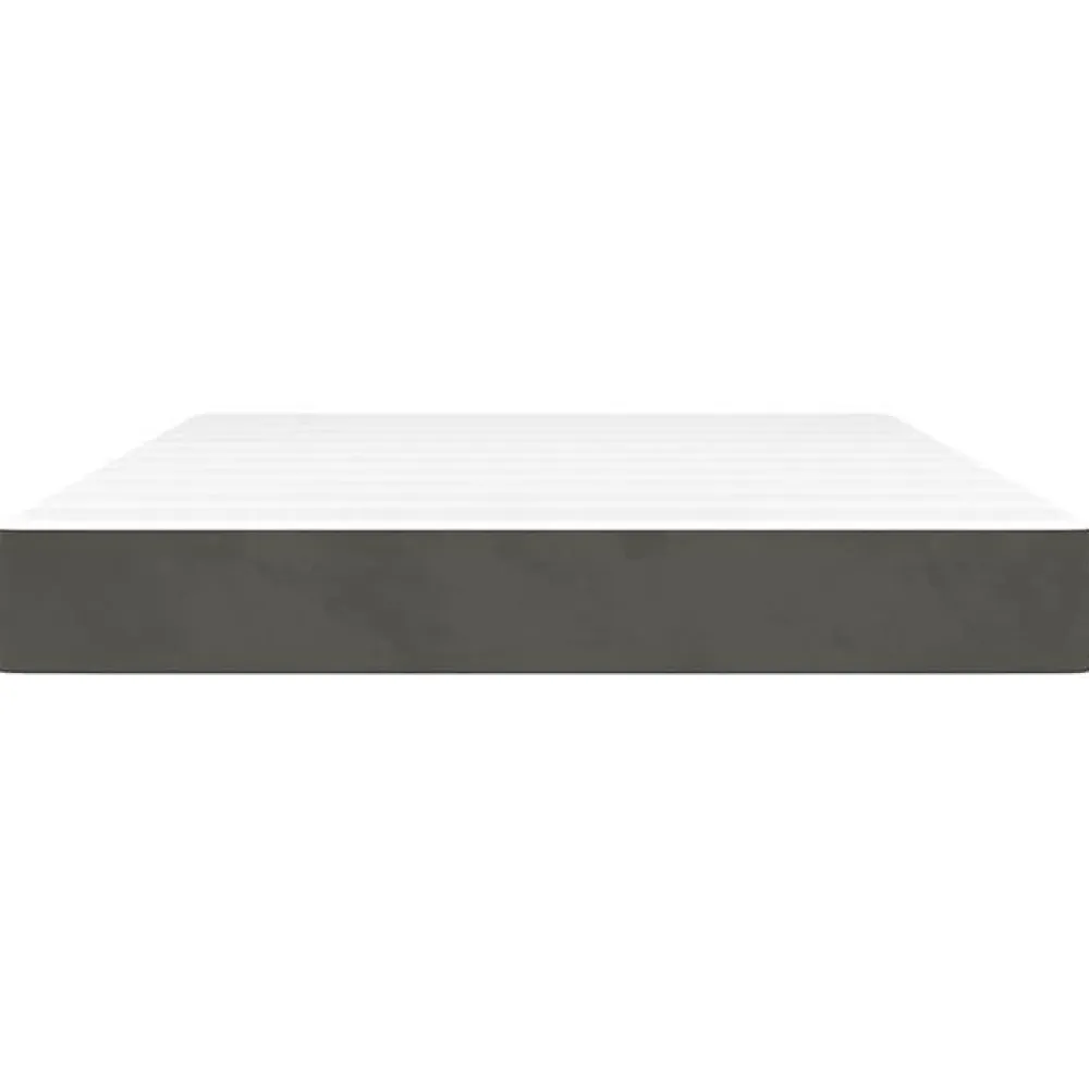 347809 Matelas de lit à ressorts ensachés Gris foncé 140x200 cm epaisseur 20 cm>Vidaxl
