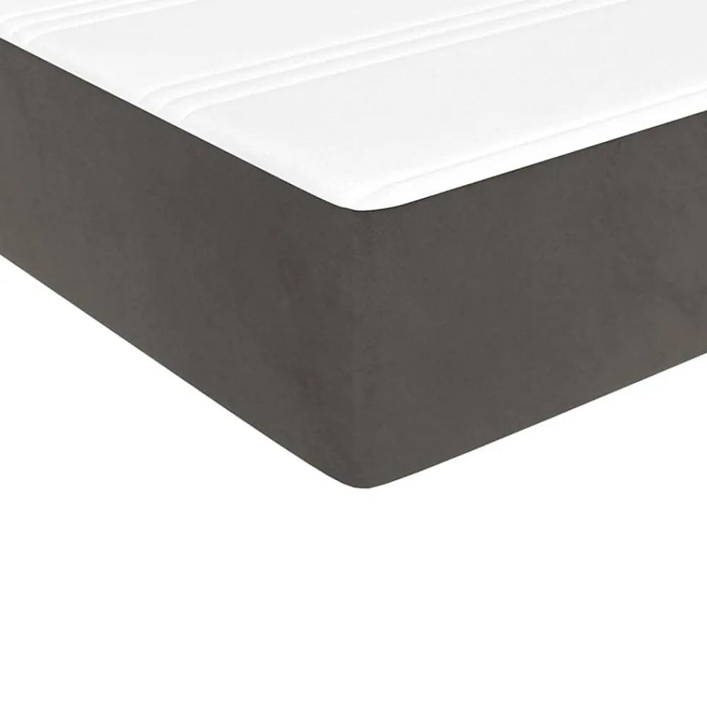 347809 Matelas de lit à ressorts ensachés Gris foncé 140x200 cm epaisseur 20 cm>Vidaxl