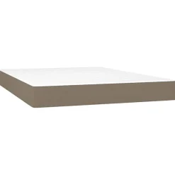 347798 Matelas de lit à ressorts ensachés Taupe 140x200 cm epaisseur 20 cm Tissu>Vidaxl Outlet