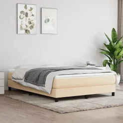 347799 Matelas de lit à ressorts ensachés Crème 140x200 cm epaisseur 20 cm Tissu>Vidaxl Online