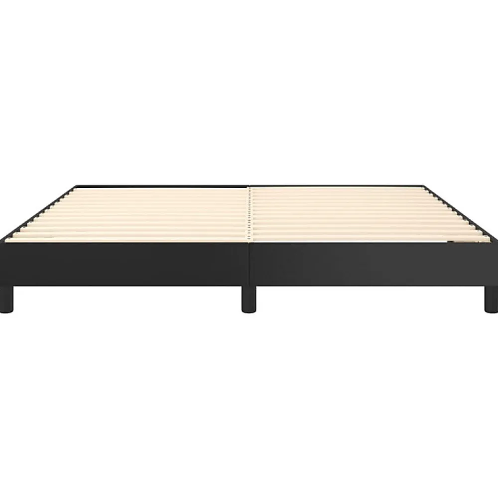 Vidaxl 3120712 Sommier à ressorts de lit Noir 180x200 cm Similicuir* Sommier