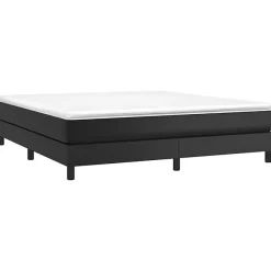 Vidaxl 3120712 Sommier à ressorts de lit Noir 180x200 cm Similicuir* Sommier