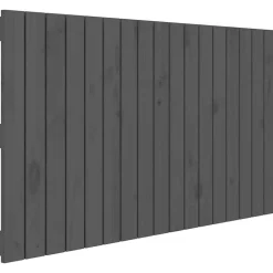 Vidaxl 824825 Tête de lit murale Gris 108x3x60 cm Bois massif de pin* Tête De Lit