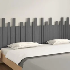 Vidaxl 824780 Tête de lit murale Gris 204x3x80 cm Bois massif de pin* Tête De Lit