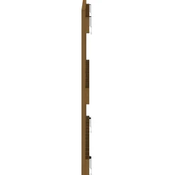 824856 Tête de lit murale Marron miel 82,5x3x60 cm Bois massif de pin><noscript><img width=