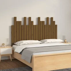 824791 Tête de lit murale Marron miel 127,5x3x80 cm Bois massif de pin>Vidaxl Discount