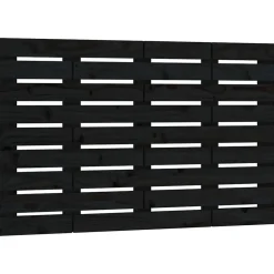 824747 Tête de lit murale Noir 81x3x63 cm Bois massif de pin>Vidaxl Discount