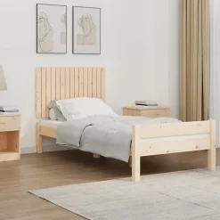 Vidaxl 824833 Tête de lit murale 95,5x3x60 cm Bois massif de pin* Tête De Lit