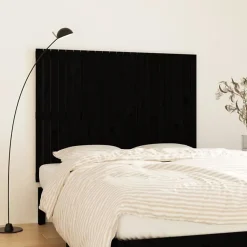 824947 Tête de lit murale Noir 146,5x3x110 cm Bois massif de pin>Vidaxl Sale