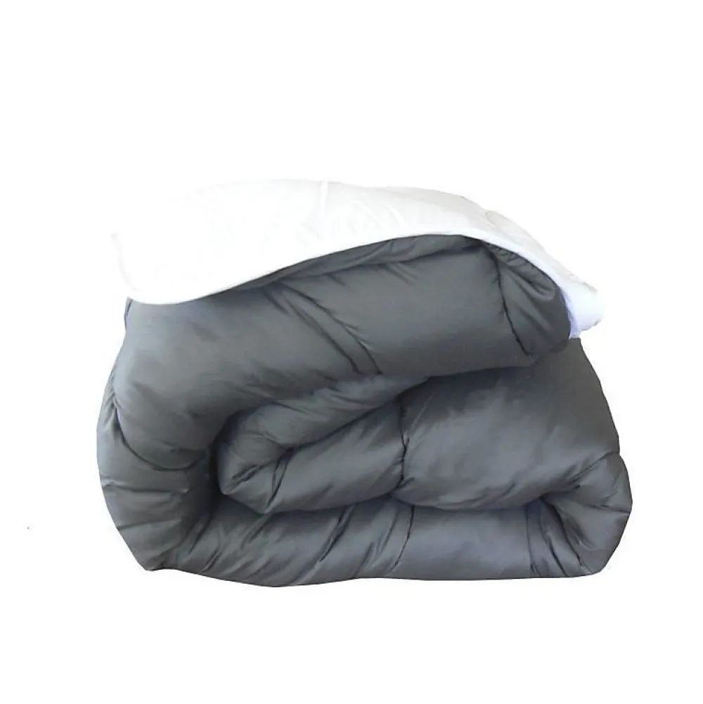 Abeil Couette Bicolore - 200 x 200 cm - Blanc et gris* Couette