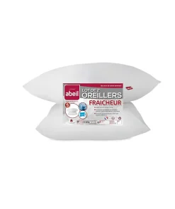 Abeil Lot de 2 Oreillers Aerelle Cool Night - 60 x 60 cm - Blanc* Oreiller Moelleux