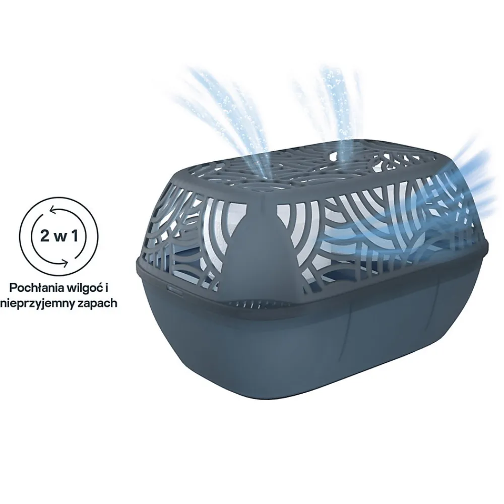 Absorbeur d'humidité 40m² + 2 recharges galet 450g>GoodHome