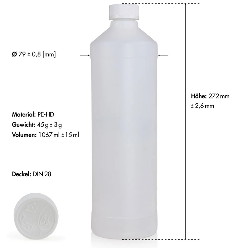 Acide Acétique 60 %, 6 x 1 L : Nettoyant Concentré, Et Économique Pour Un Usage Ménager Polyvalent>Höfer Chemie
