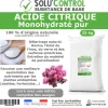 Acide citrique monohydraté pur 25 kg - 100% d'origine naturel - Nettoyer, détartrer, raviver l'inox et corriger le pH>Tout Pour Les Nuisibles