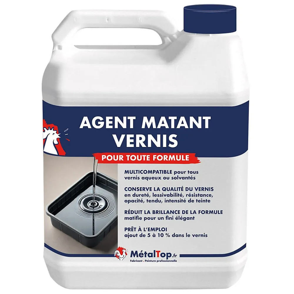 Agent Matant Vernis - - - Pot 1L>Metaltop Hot