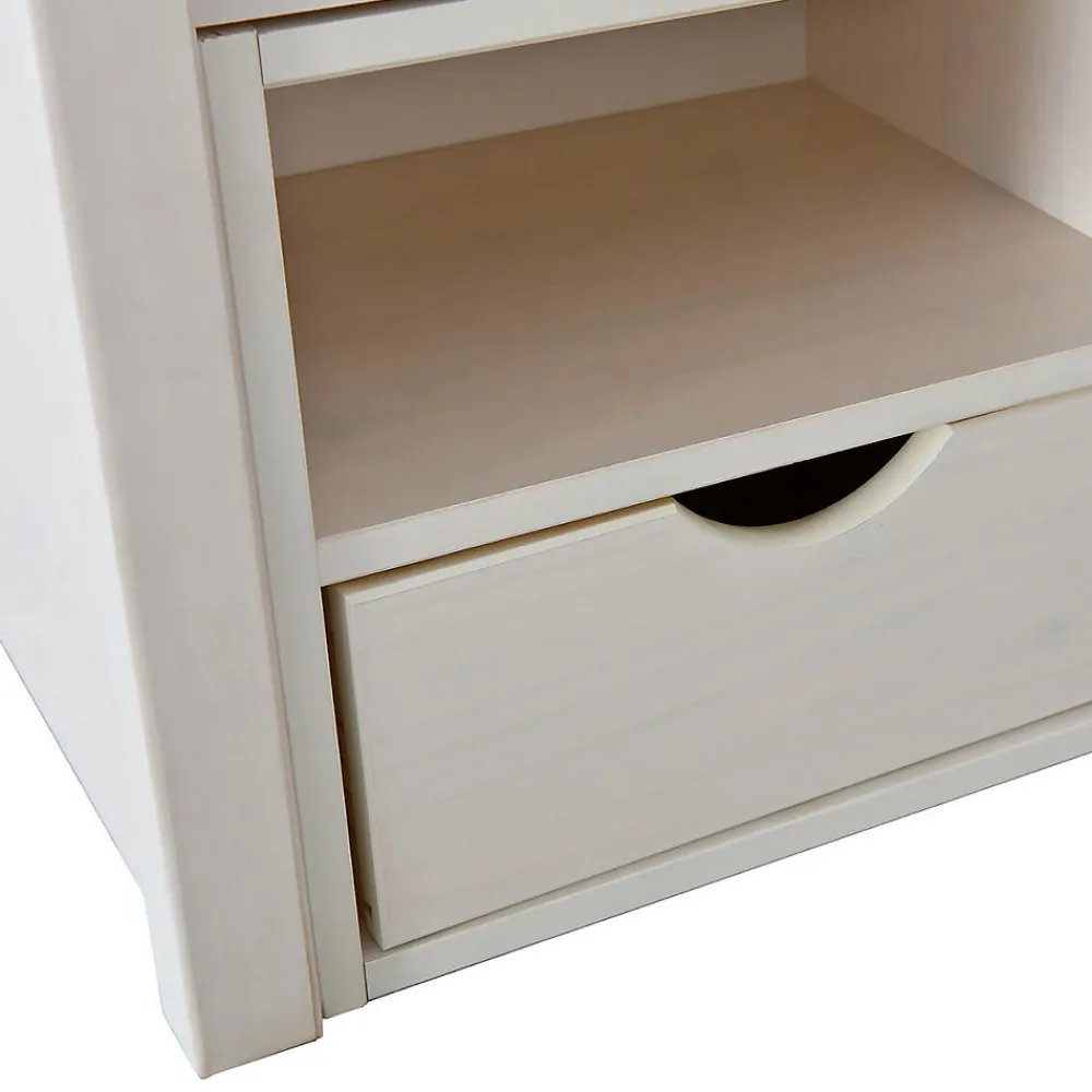 ALASKA - Lit 180x200cm multi-rangement Vernis Blanc>Altobuy Sale