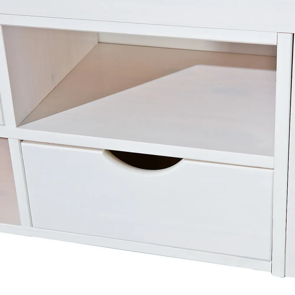 ALASKA - Lit 180x200cm multi-rangement Vernis Blanc>Altobuy Sale