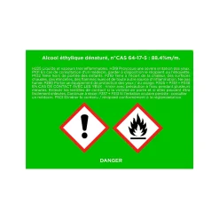 Onyx Alcool à brûler 90° pour métal, bois, tissus et vitres 5 L* Alcool À Brûler