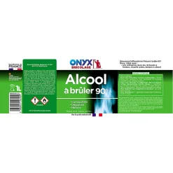 Alcool à brûler pour métal, bois, tissus, vitres bricolage 1L>Onyx Best