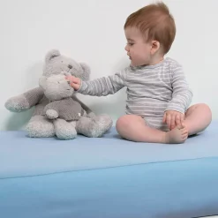 Minea Alèse B-Sensible Baby Bleu ciel 70x140 cm Impermeable & Anti-acariens* Protège Matelas