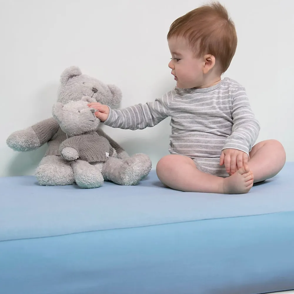 Minea Alèse B-Sensible Baby Bleu ciel 70x140 cm Impermeable & Anti-acariens* Protège Matelas