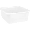 Cuvette carrée 32 cm 9.5 L - Blanc alimentaire>Aluminium Et Plastique Online