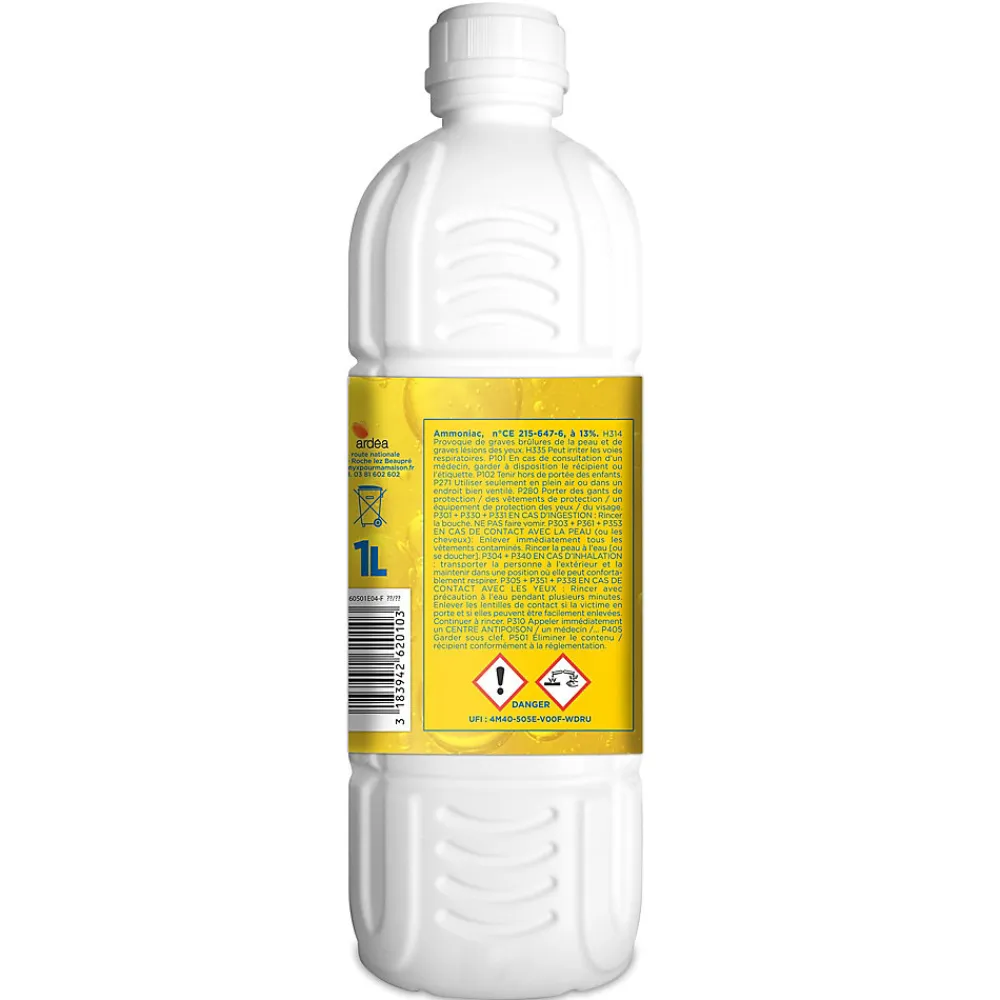 Ammoniaque alcali 13° bricolage 1L>Onyx