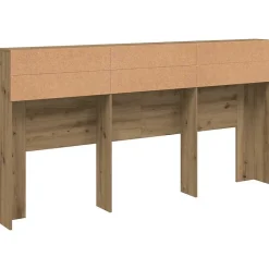 Vidaxl Armoire de tête de lit chêne artisanal 200x19x103,5 cm* Tête De Lit