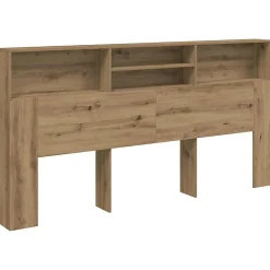 Vidaxl Armoire de tête de lit chêne artisanal 200x19x103,5 cm* Tête De Lit