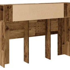 Vidaxl Armoire de tête de lit vieux bois 140x18,5x102,5 cm* Tête De Lit