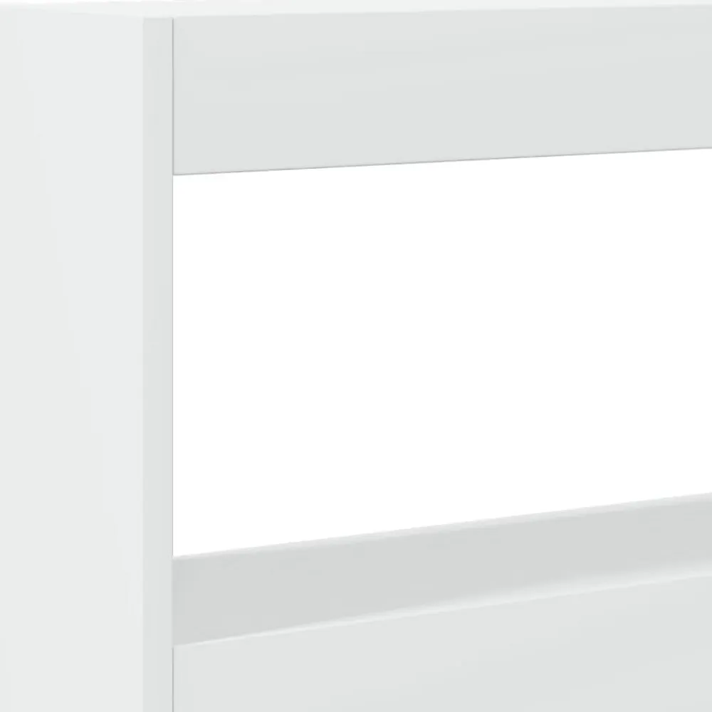 Armoire tête de lit avec LED blanc 200x17x102 cm>Vidaxl Best