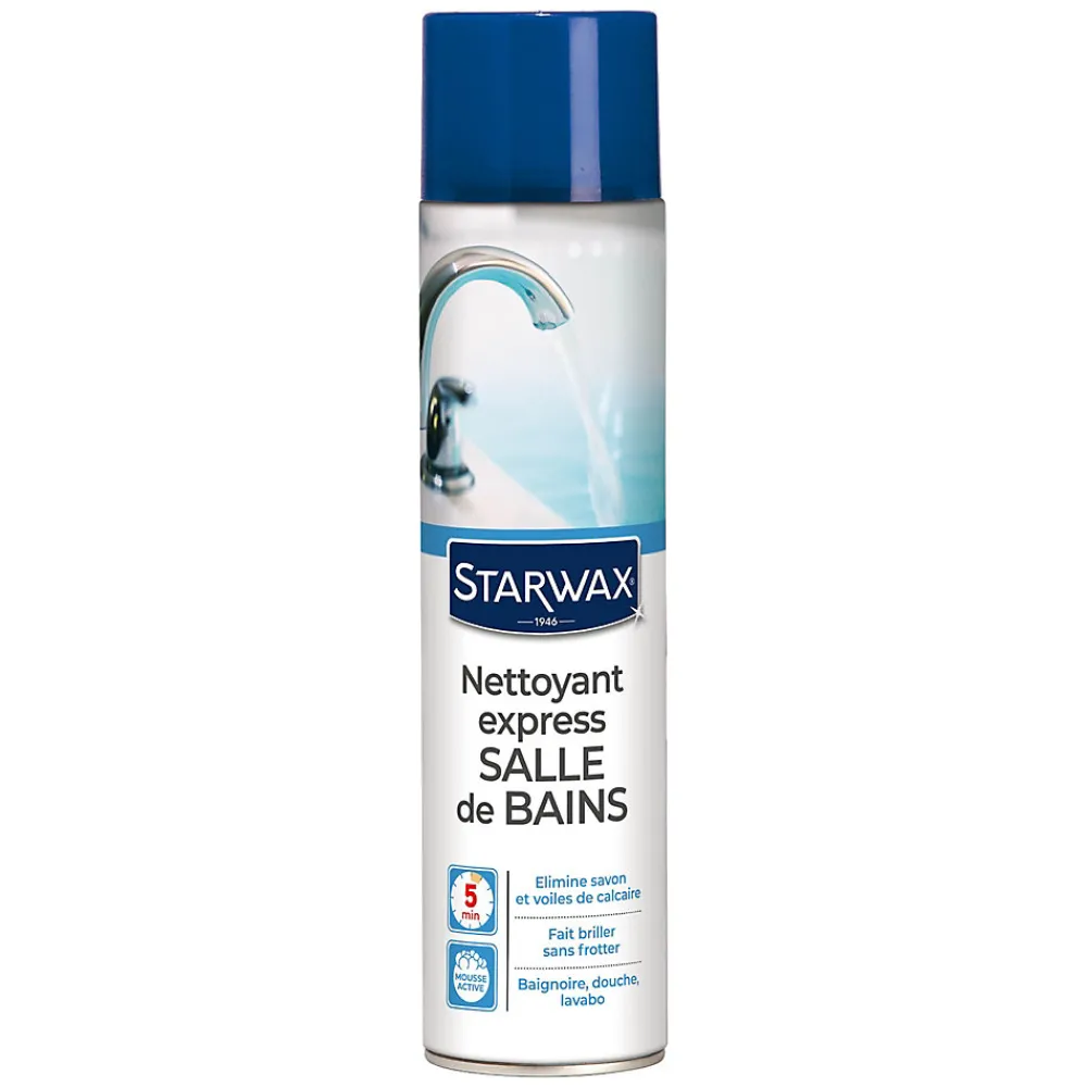 Aérosol nettoyant express salle de bains 600ml>Starwax Online