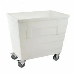Bac double-paroi 500 L - roues chape inox - blanc>Gilac Sale