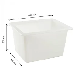 Bac grand volume 500 L - blanc><noscript><img width=