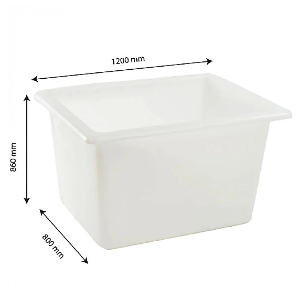 Bac grand volume 500 L - blanc>Gilac Outlet