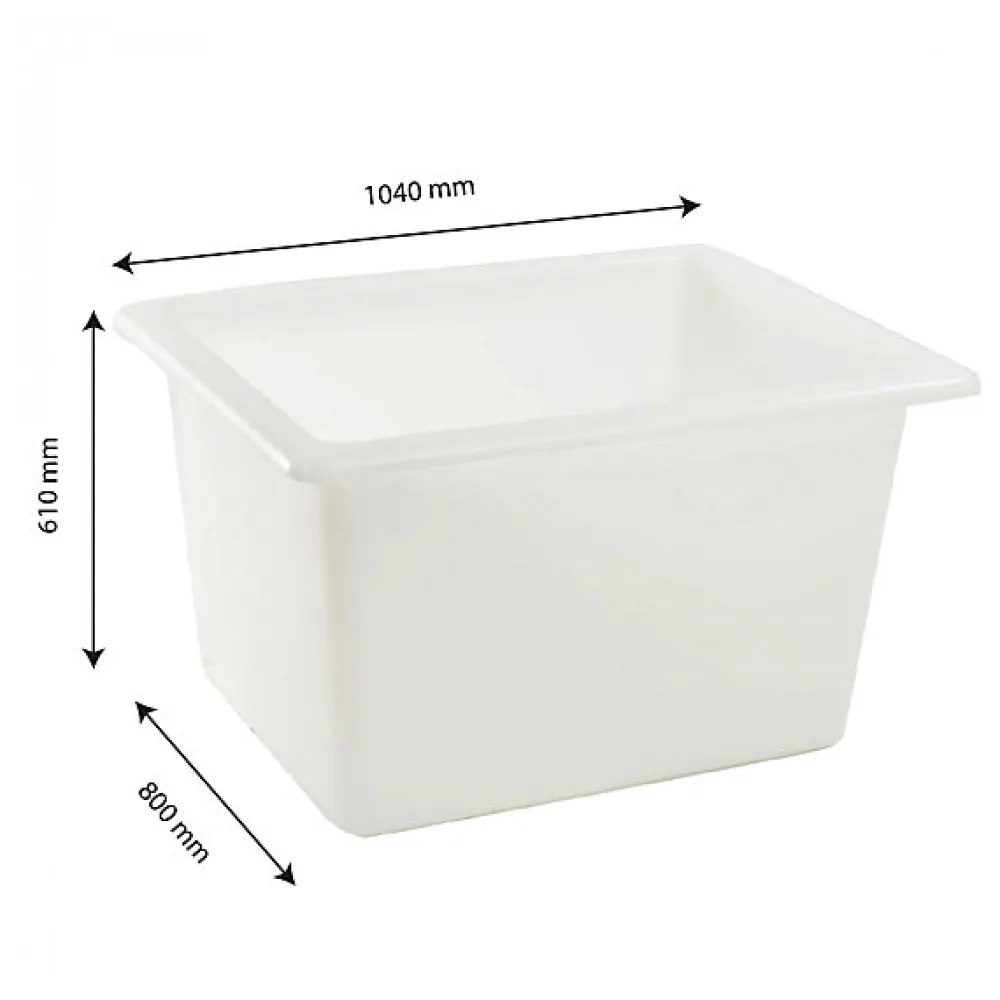 Bac grand volume 310 L - blanc>Gilac