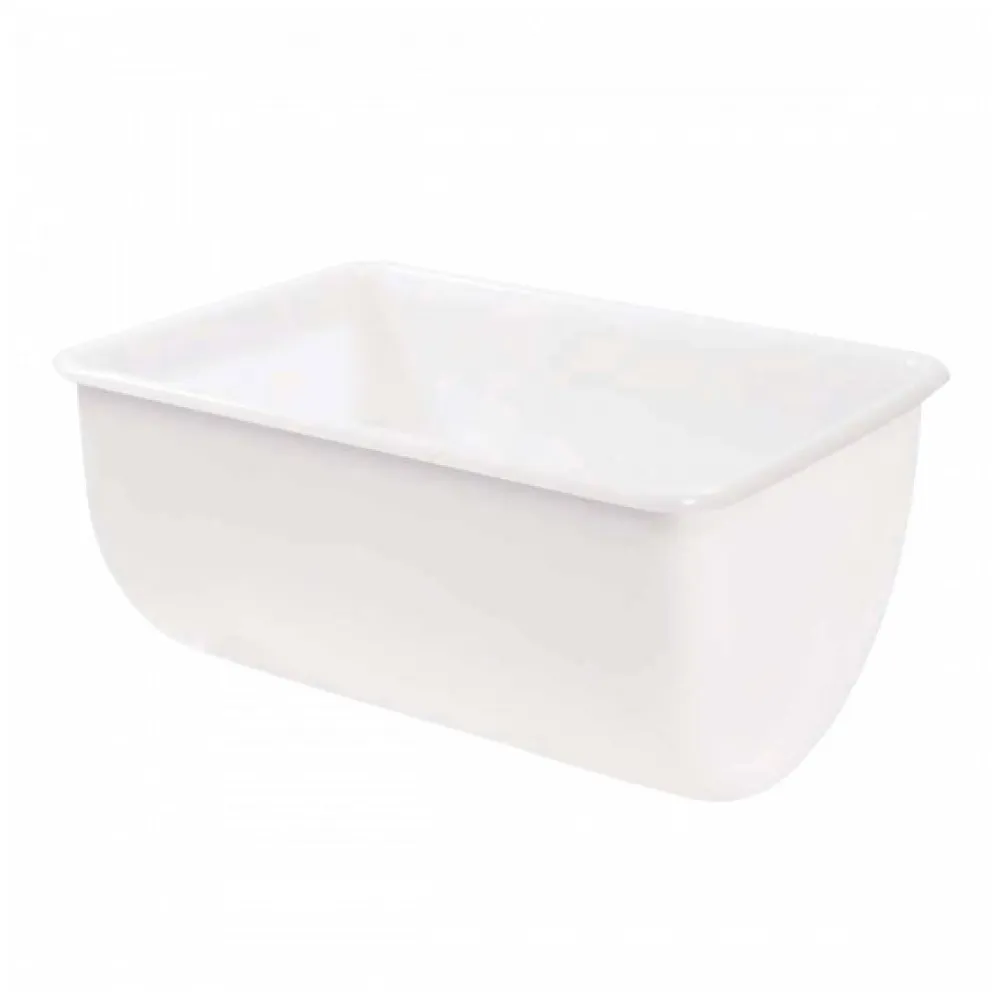 Bac grand volume semi-cylindrique 220 L - Blanc>Gilac Online