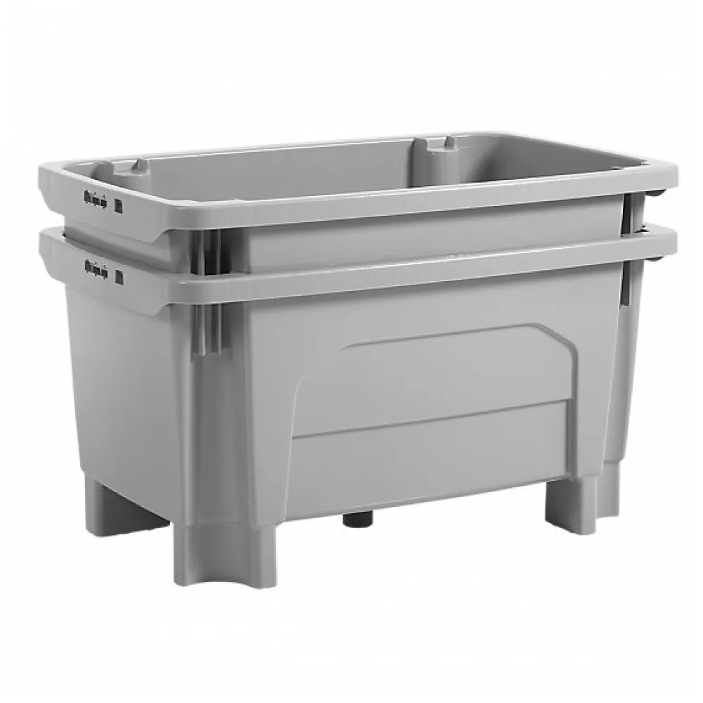 Bac grand volume sur pieds empilable emboîtable 300 L - gris>Gilac Sale