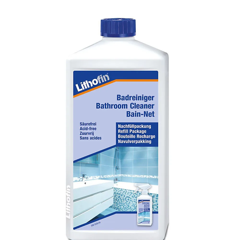 BAIN-NET sans acide - Nettoyant pour salles de bains - - 1 L>Lithofin Hot