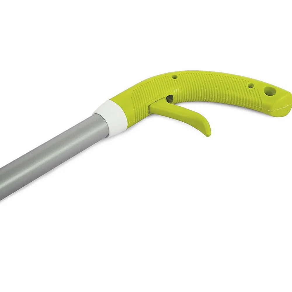 Importdistrib Balai serpillière plat avec laveur rotatif à jet solide vert* Serpillère